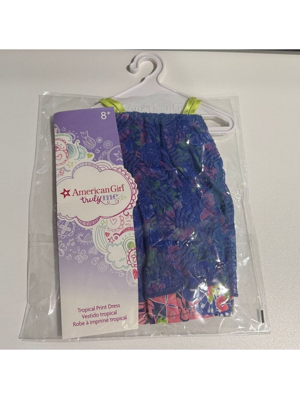 American Girl Tropical Print Dress